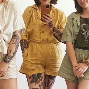 New 2 Style Matching Button up shirt & shorts